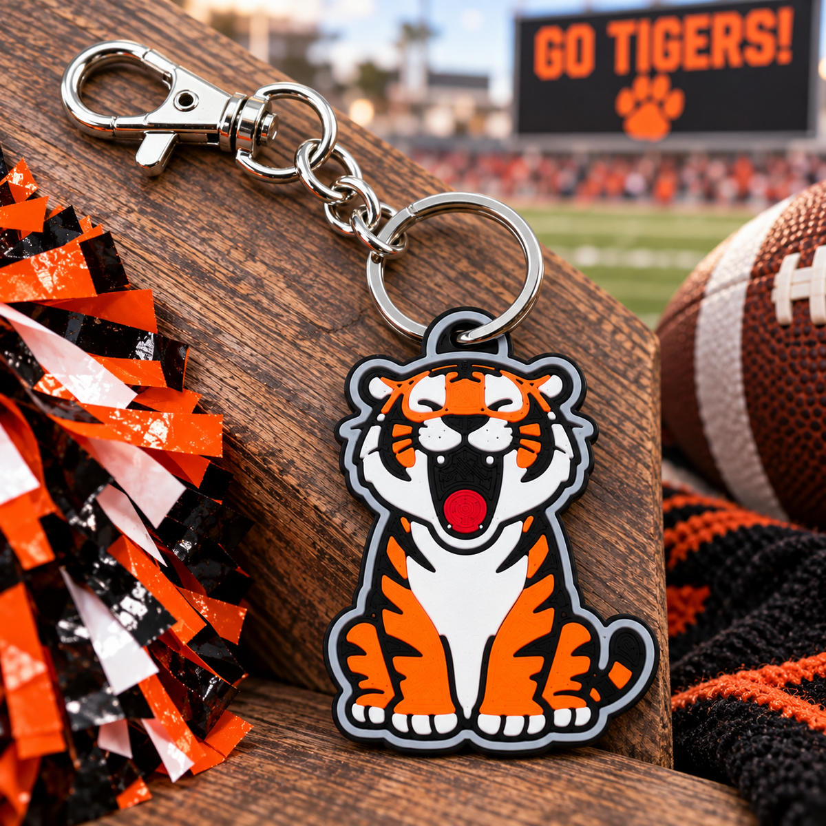 Roaring Tiger Keychain