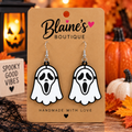 Ghost Face Earrings