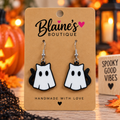 Ghost Cat Earrings