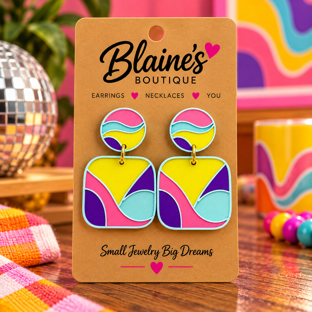 Retro 80's Earrings