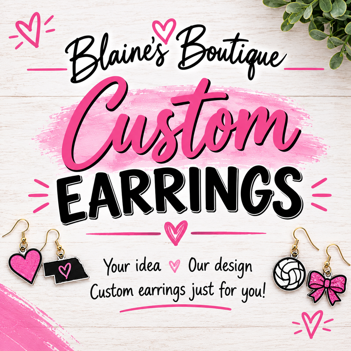 Custom Made Earring Order